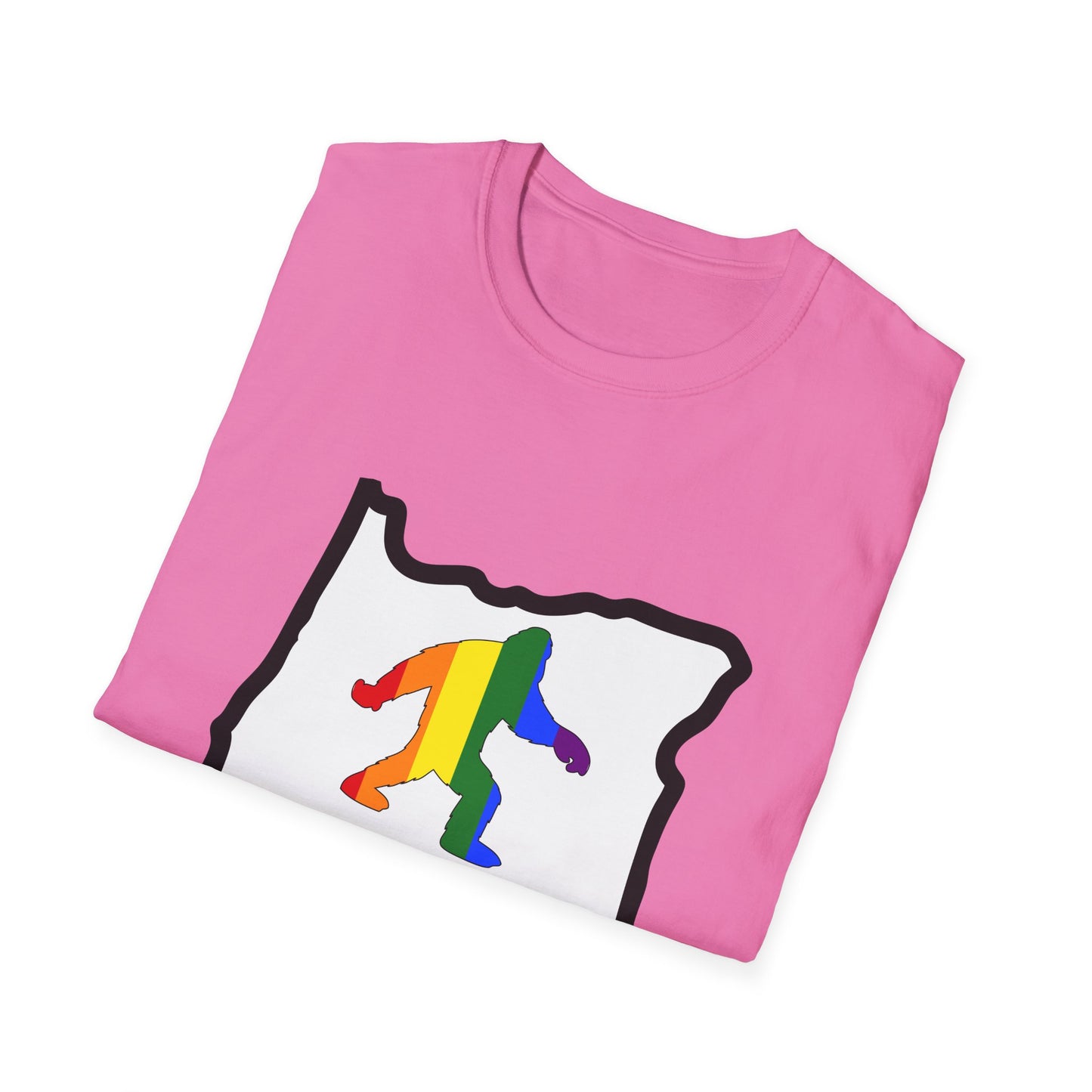 Oregon Pride Tee Shirt (Bigfoot-PNW Pride)