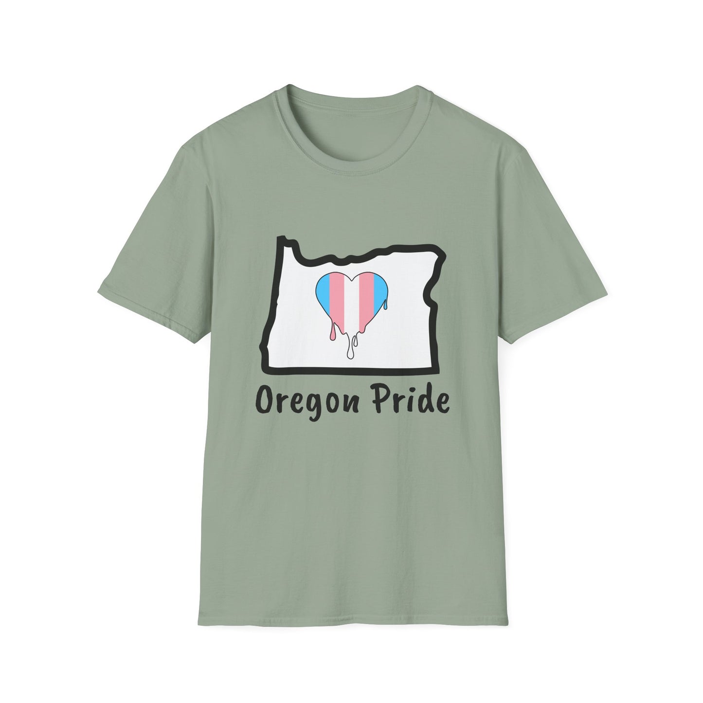 Oregon Pride Tee Shirt (Trans Pride)