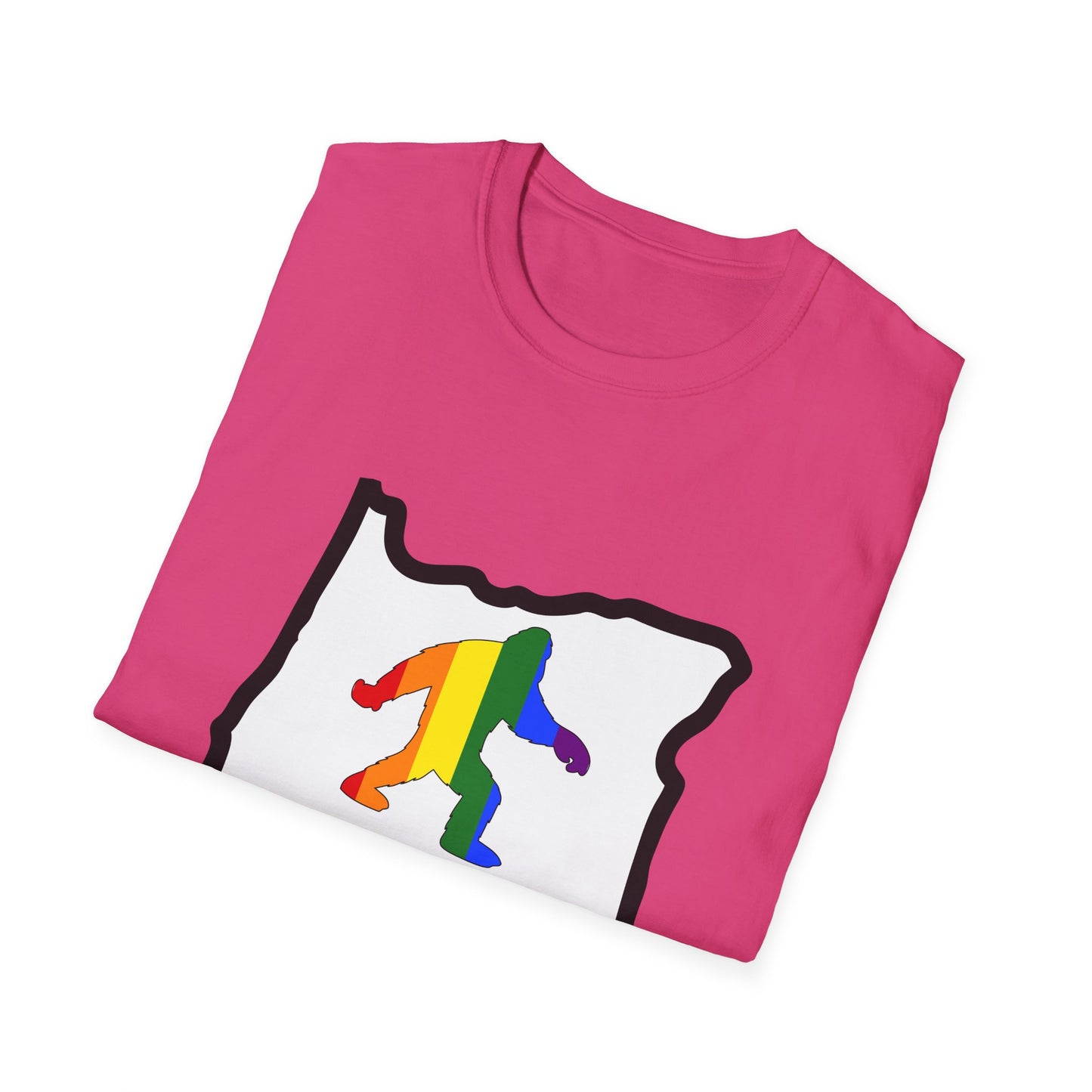 Oregon Pride Tee Shirt (Bigfoot-PNW Pride)