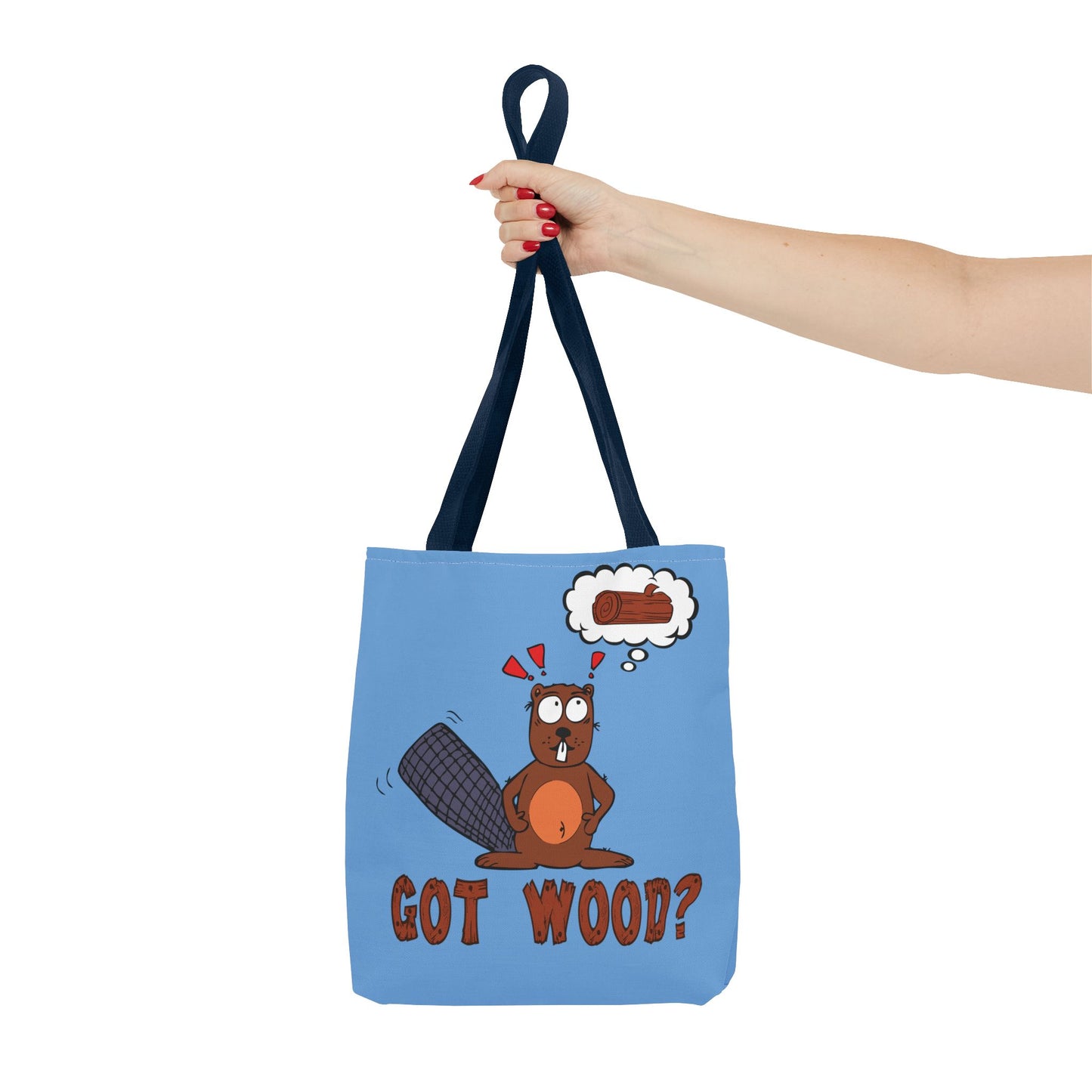 "Got Wood?" Beaver/I Love PNW Tote Bag (Our Original Art)
