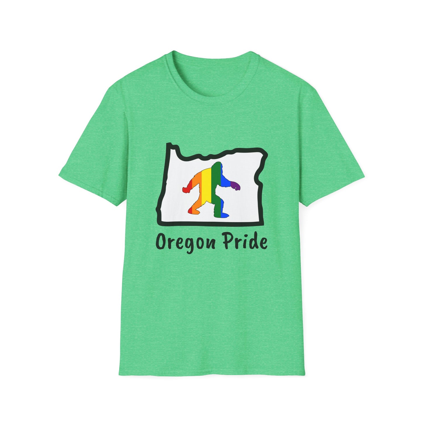 Oregon Pride Tee Shirt (Bigfoot-PNW Pride)