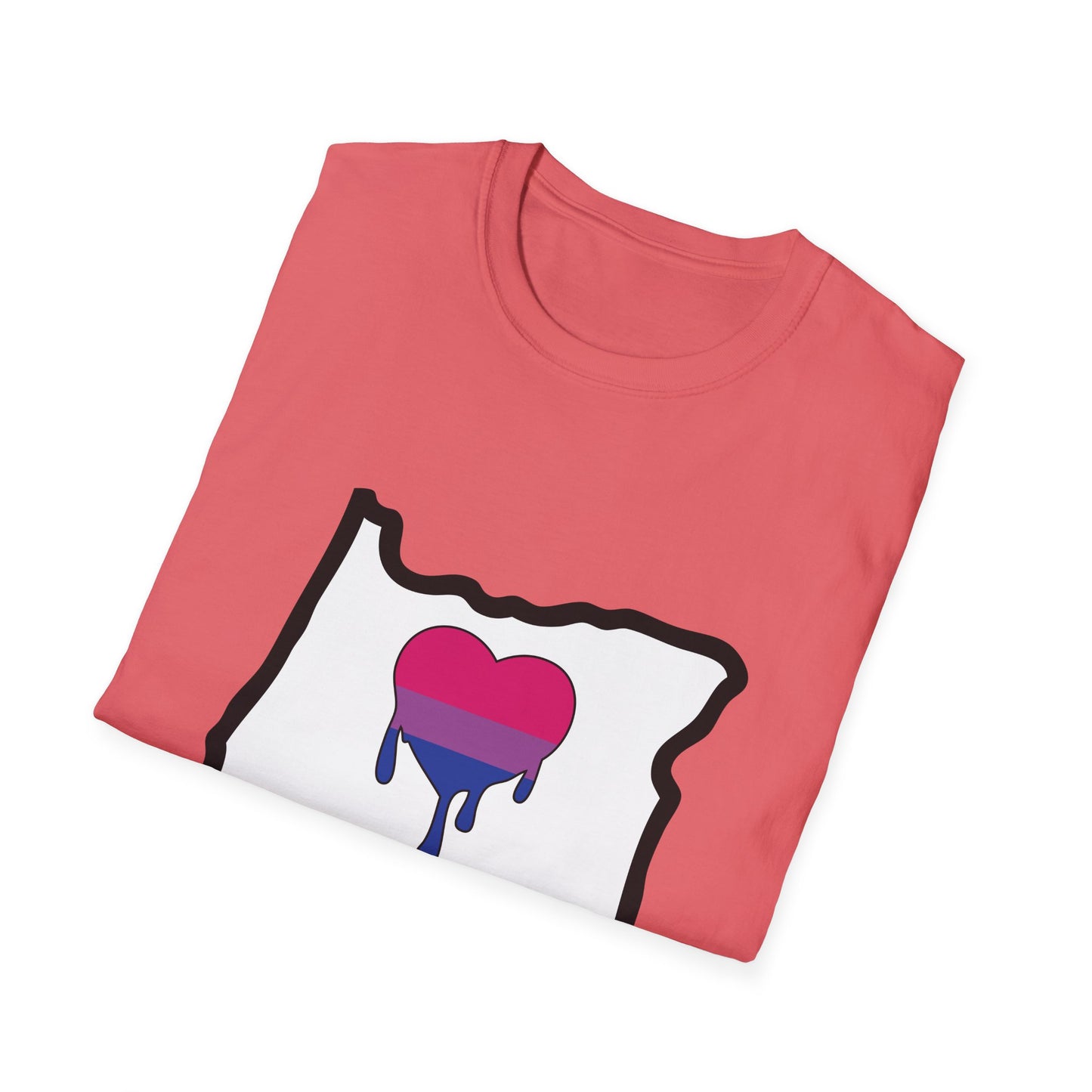 Oregon Pride Tee Shirt (Bi Pride)