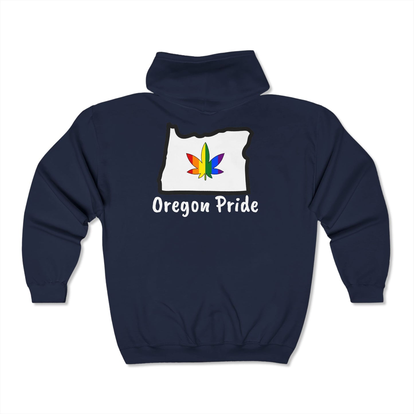 Oregon 420 Pride "Stop and smell the Flowers"-Unisex Zip Hoodie