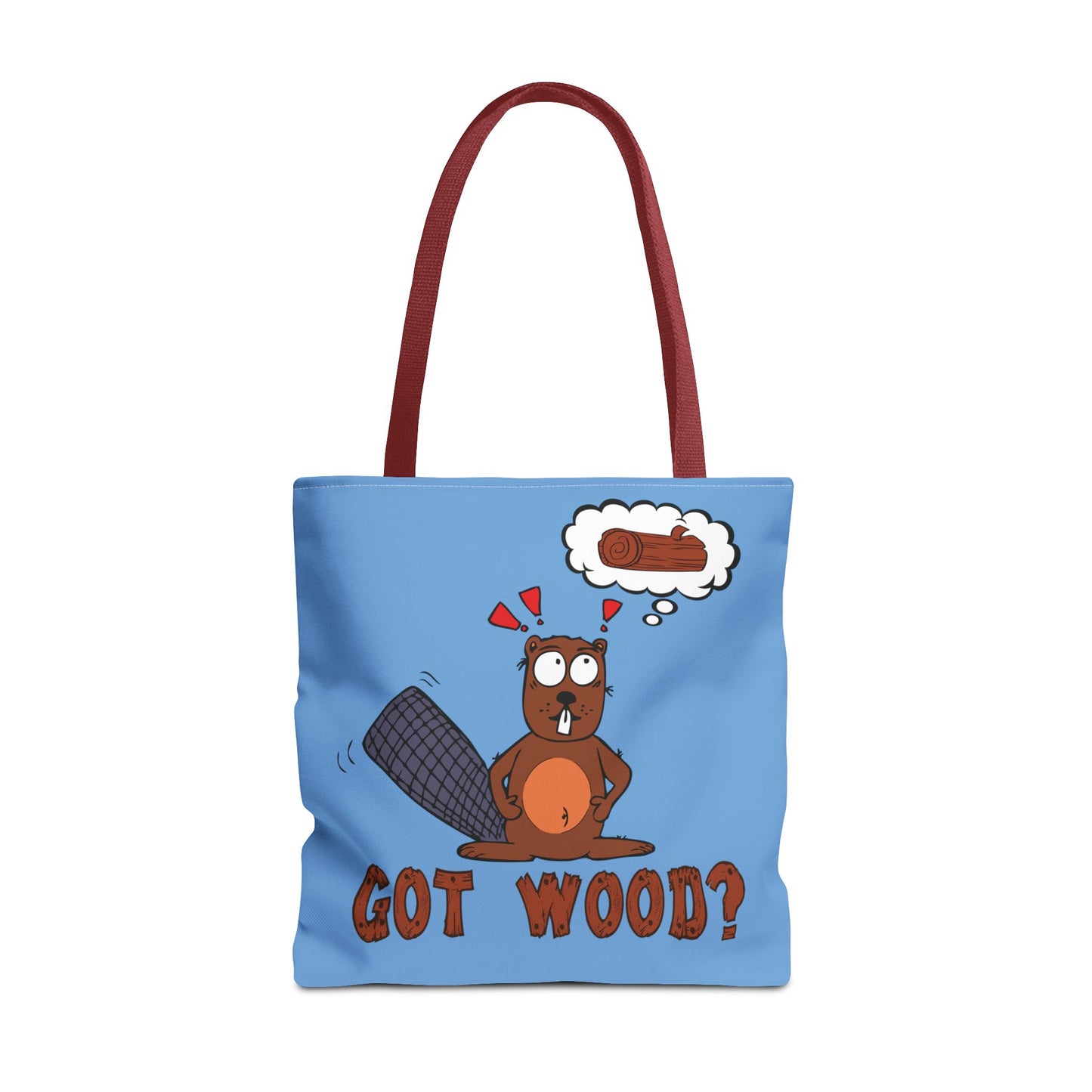 "Got Wood?" Beaver/I Love PNW Tote Bag (Our Original Art)