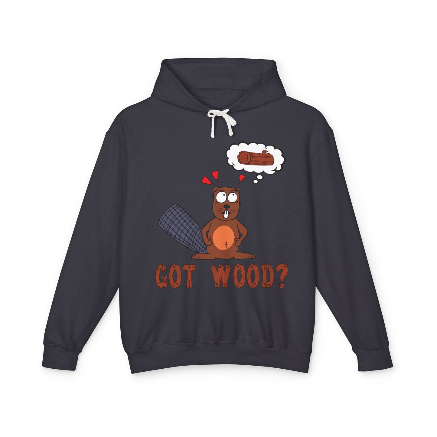 "Got Wood?" Beaver/PNW Unisex Hooded Sweatshirt (Original Art)