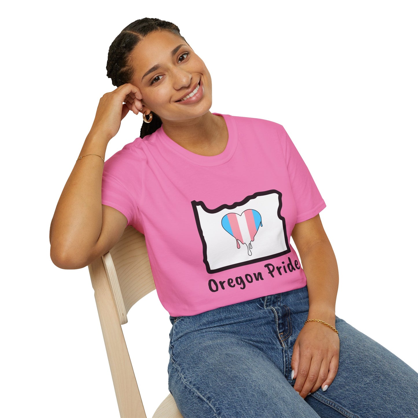 Oregon Pride Tee Shirt (Trans Pride)