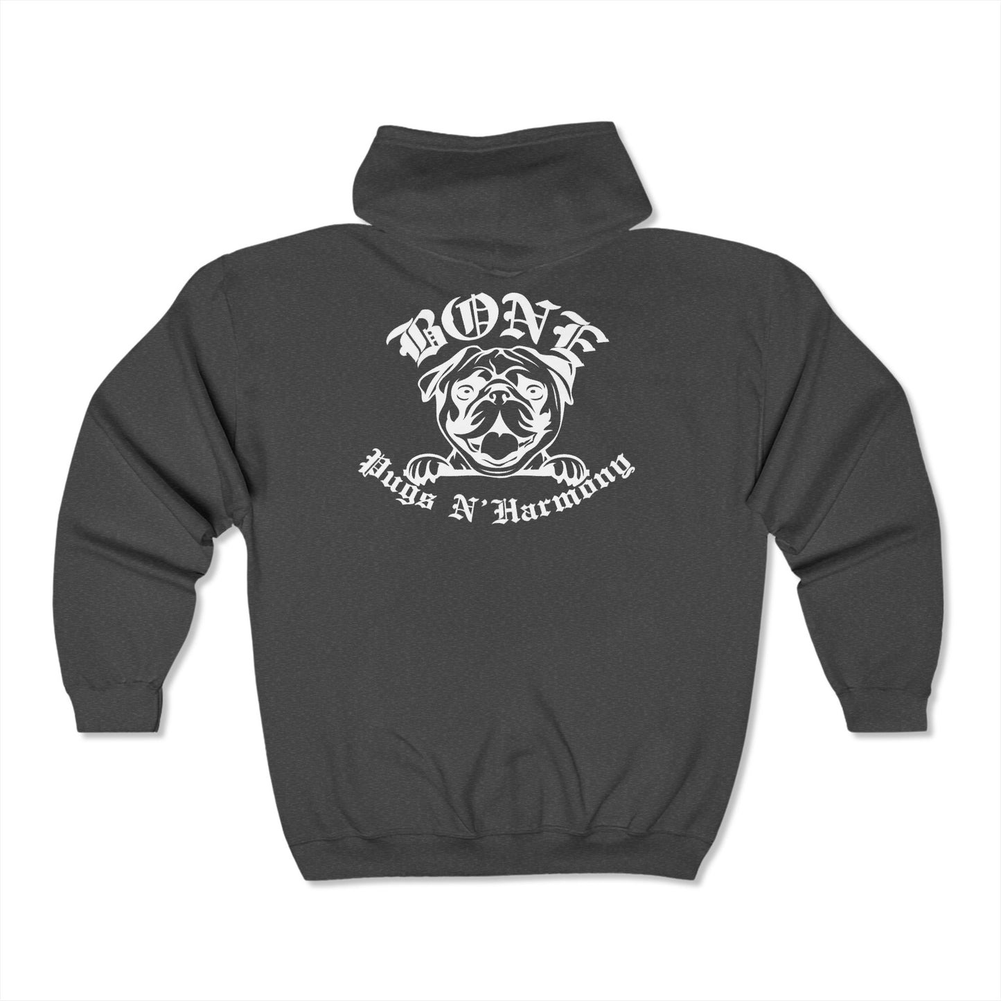 "Bone Pugs's N' Harmony- It was us" Uni-sex Zip up Hoodie