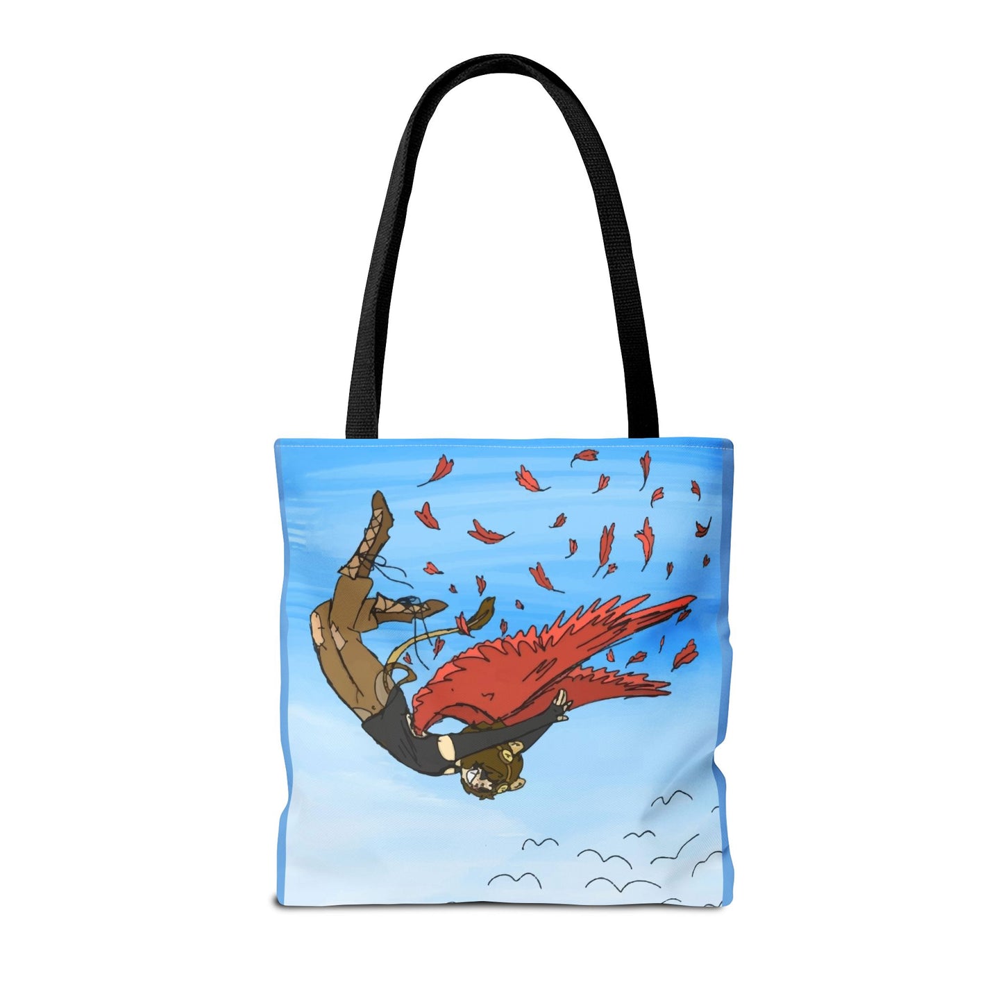 Norman, "Sh*t!"/"Falling" -Original Art-tote bag