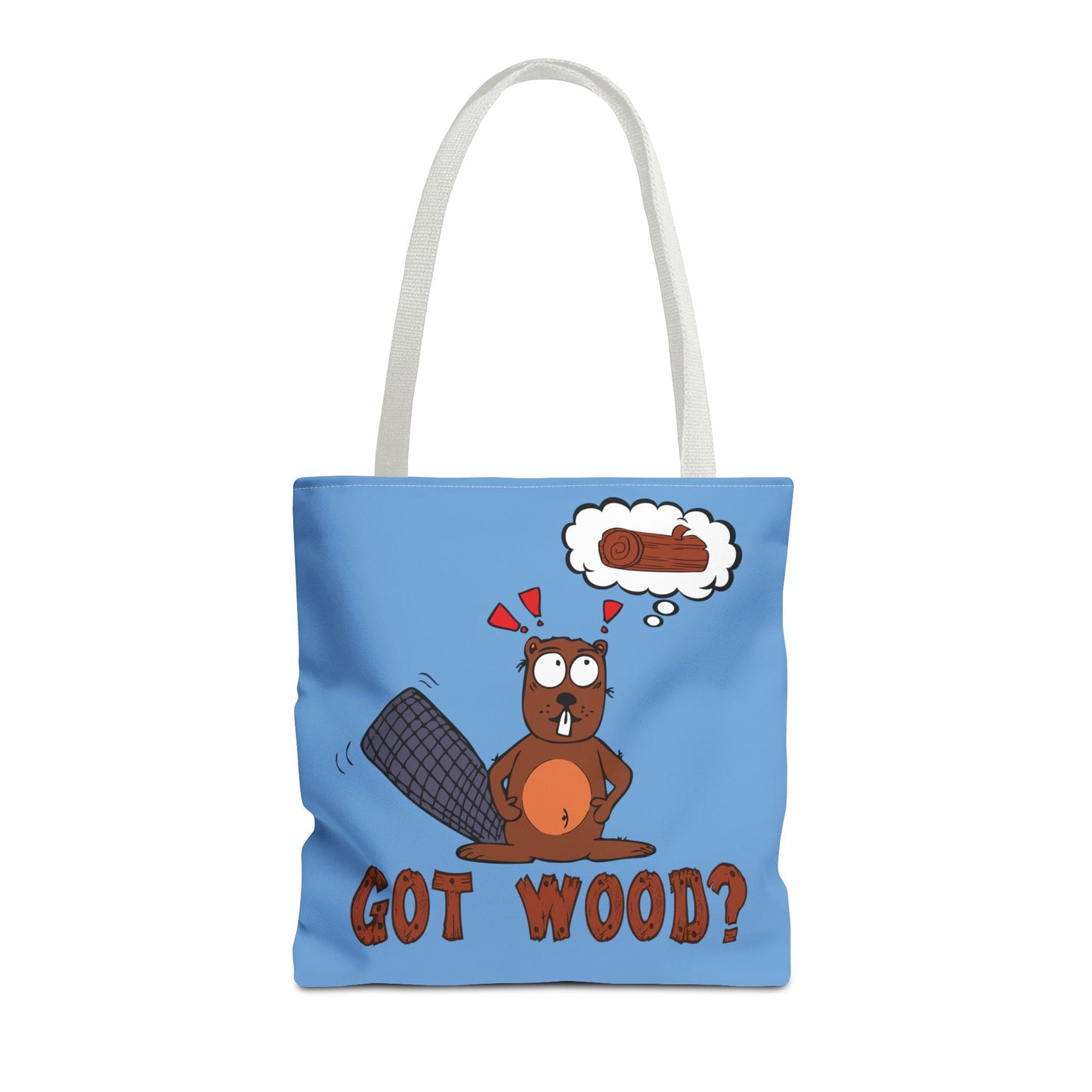 "Got Wood?" Beaver/I Love PNW Tote Bag (Our Original Art)