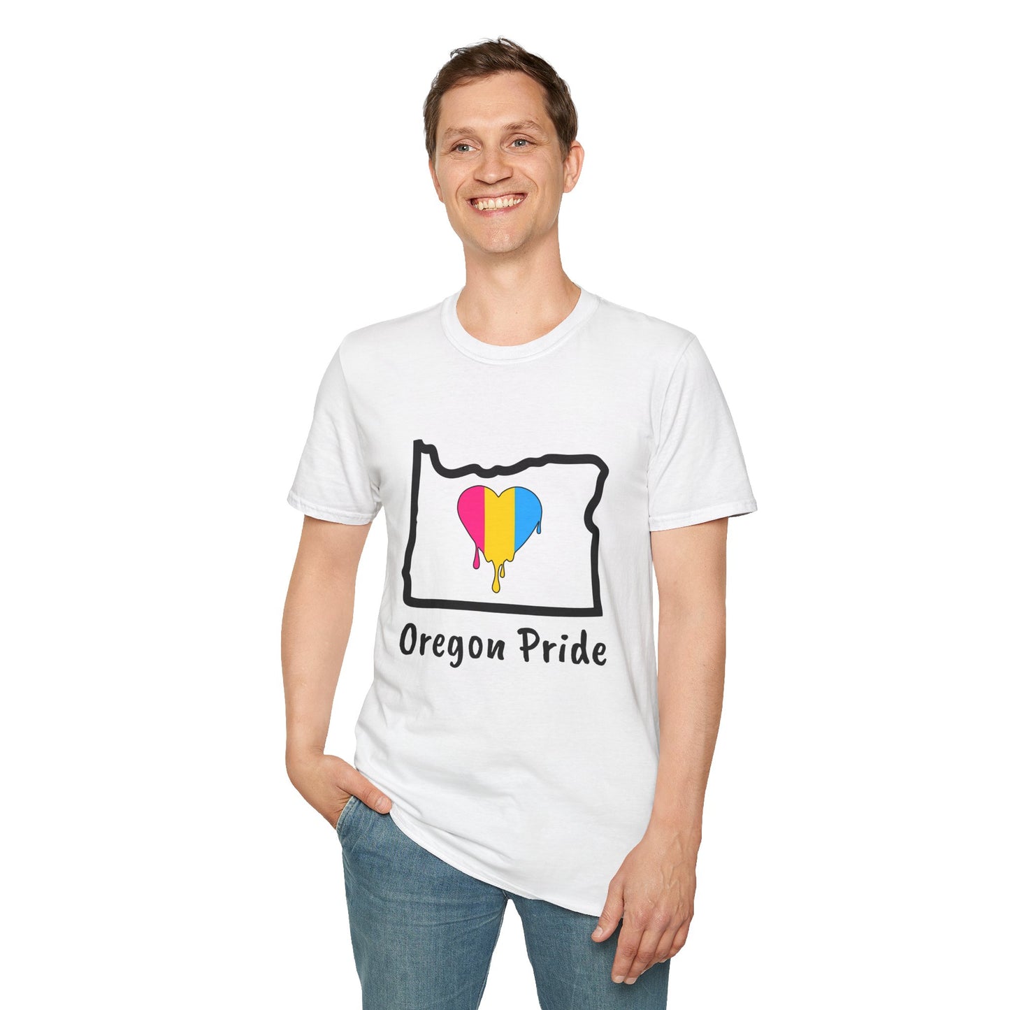 Oregon Pride Tee Shirt (Pan Pride)