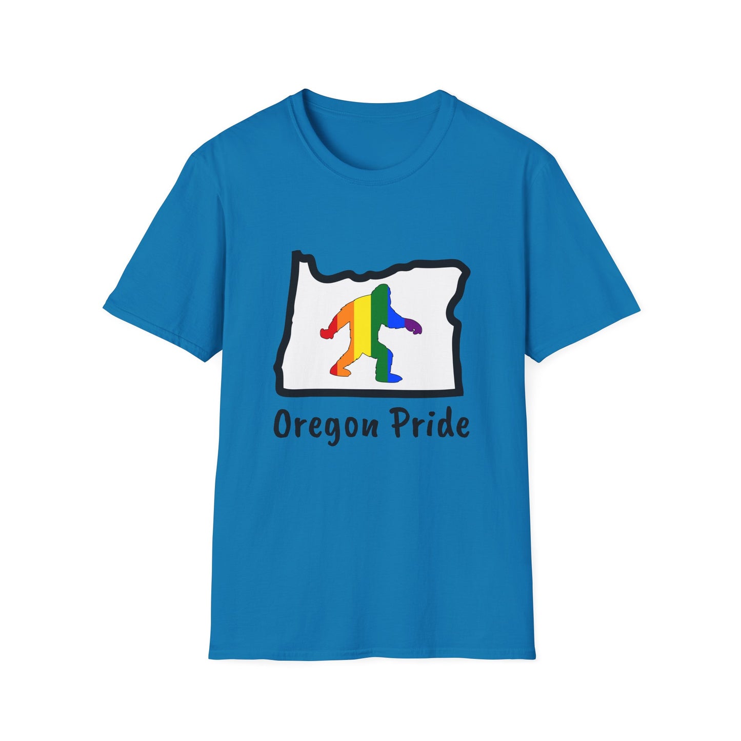 Oregon Pride Tee Shirt (Bigfoot-PNW Pride)