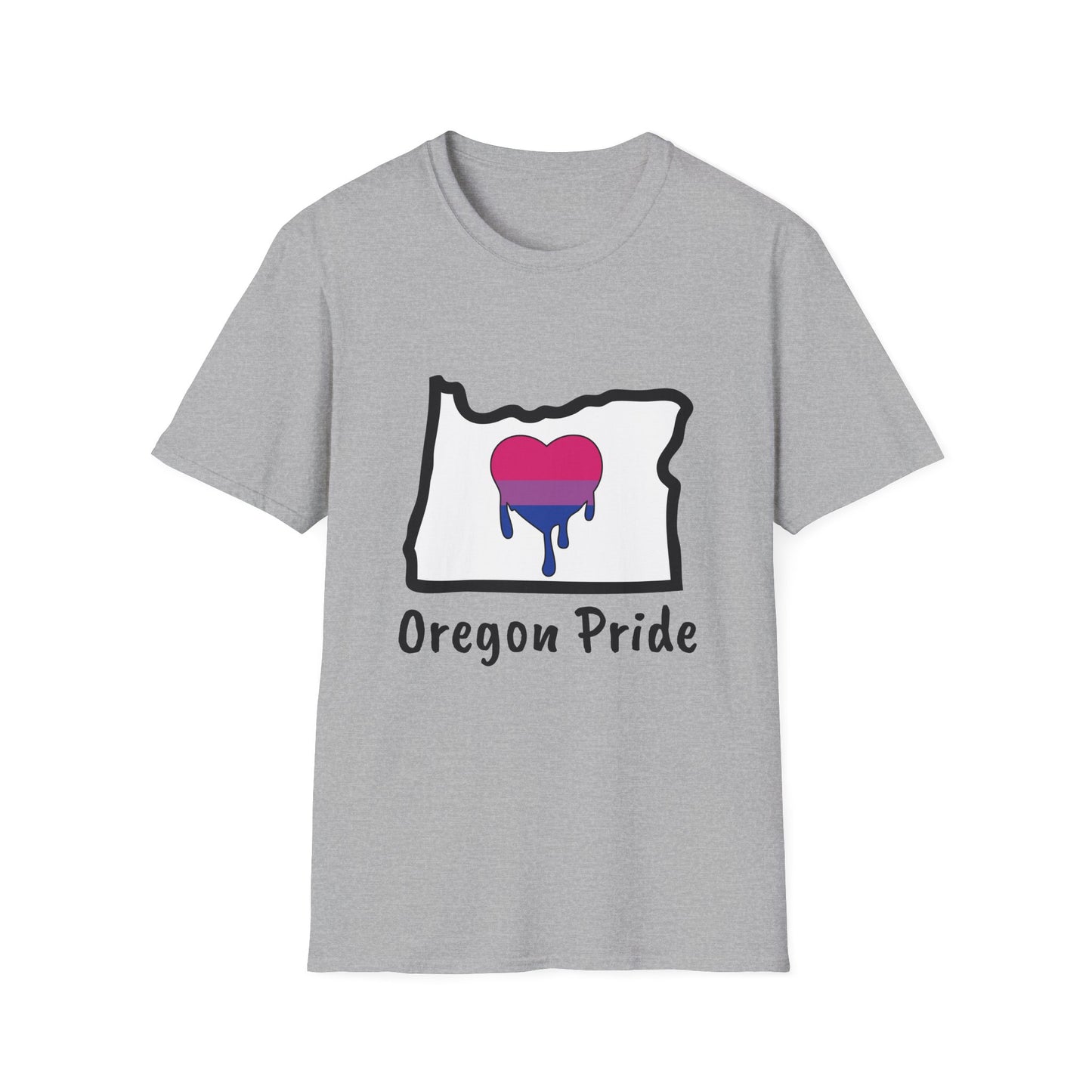 Oregon Pride Tee Shirt (Bi Pride)