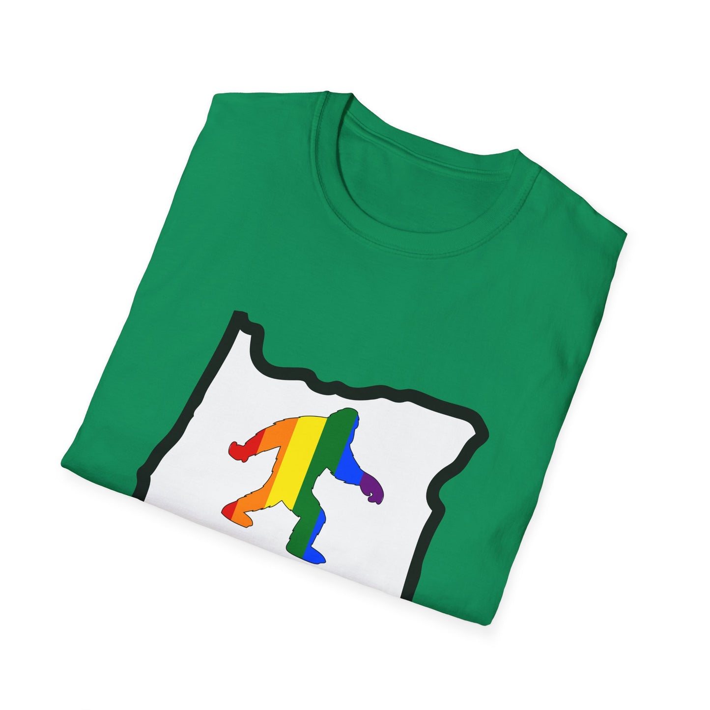 Oregon Pride Tee Shirt (Bigfoot-PNW Pride)