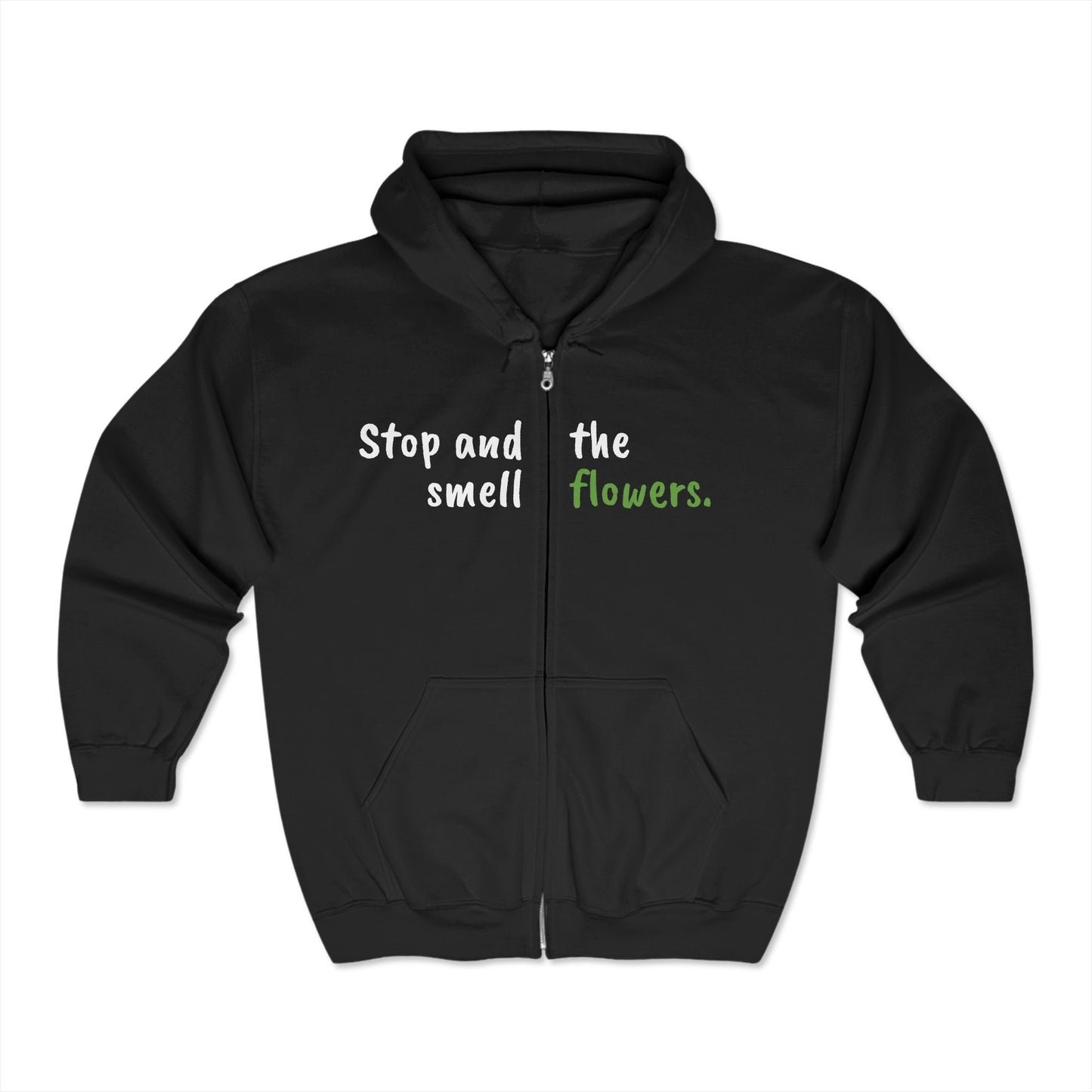 Oregon 420 Pride "Stop and smell the Flowers"-Unisex Zip Hoodie