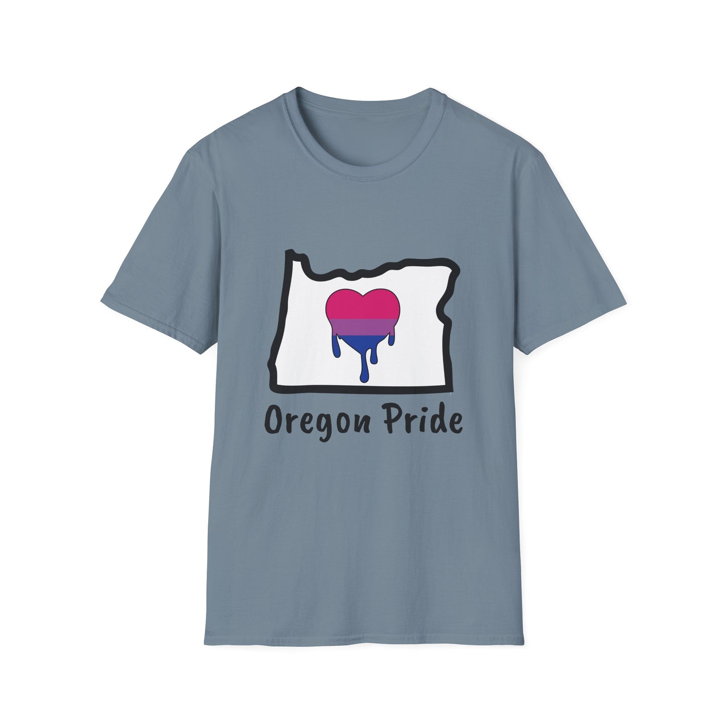 Oregon Pride Tee Shirt (Bi Pride)