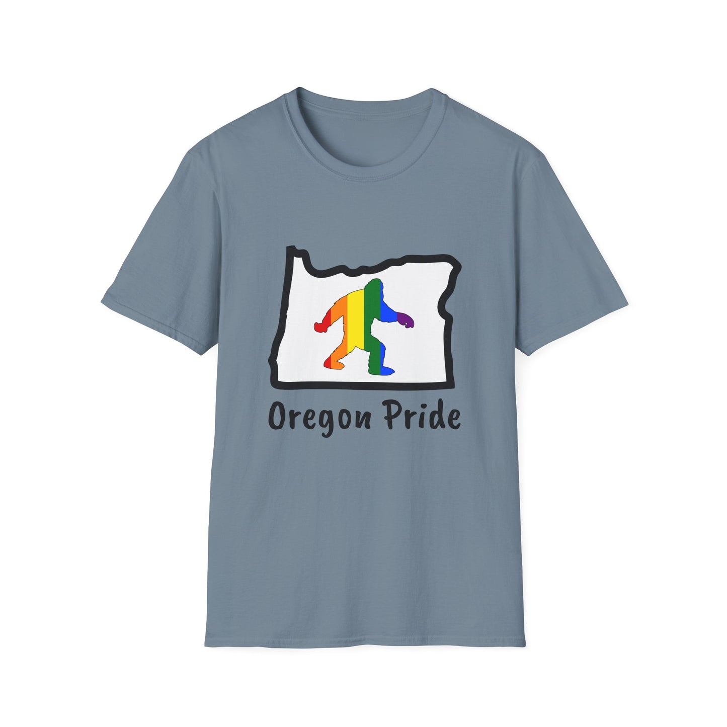 Oregon Pride Tee Shirt (Bigfoot-PNW Pride)