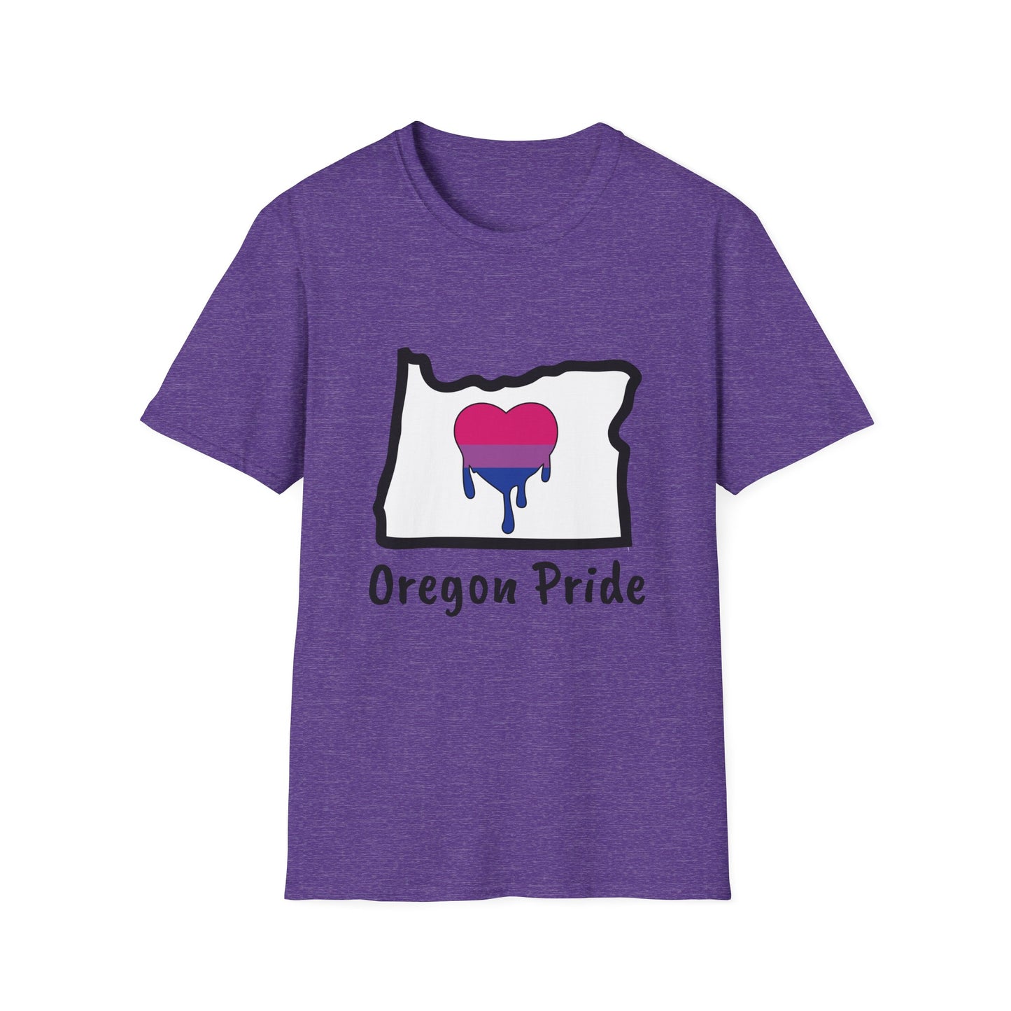 Oregon Pride Tee Shirt (Bi Pride)