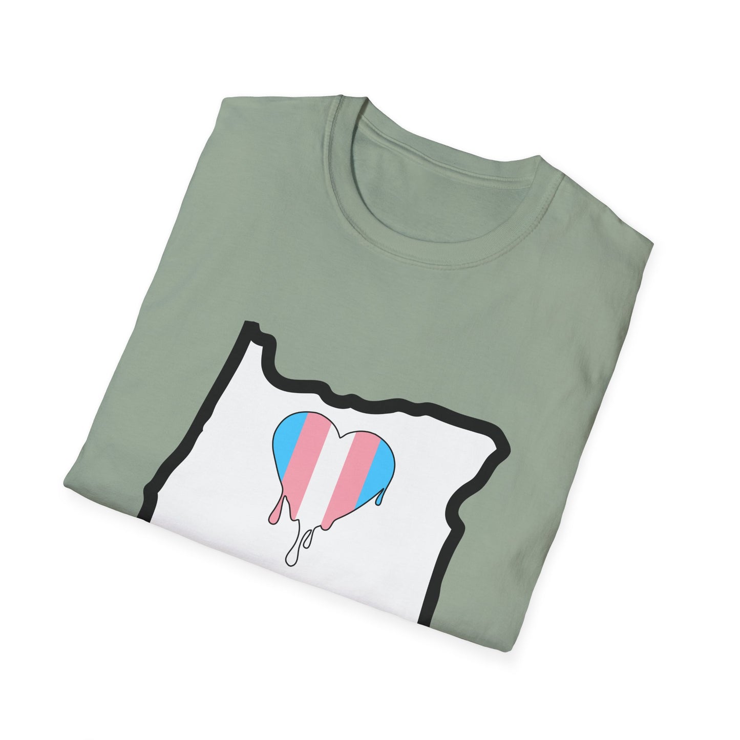 Oregon Pride Tee Shirt (Trans Pride)