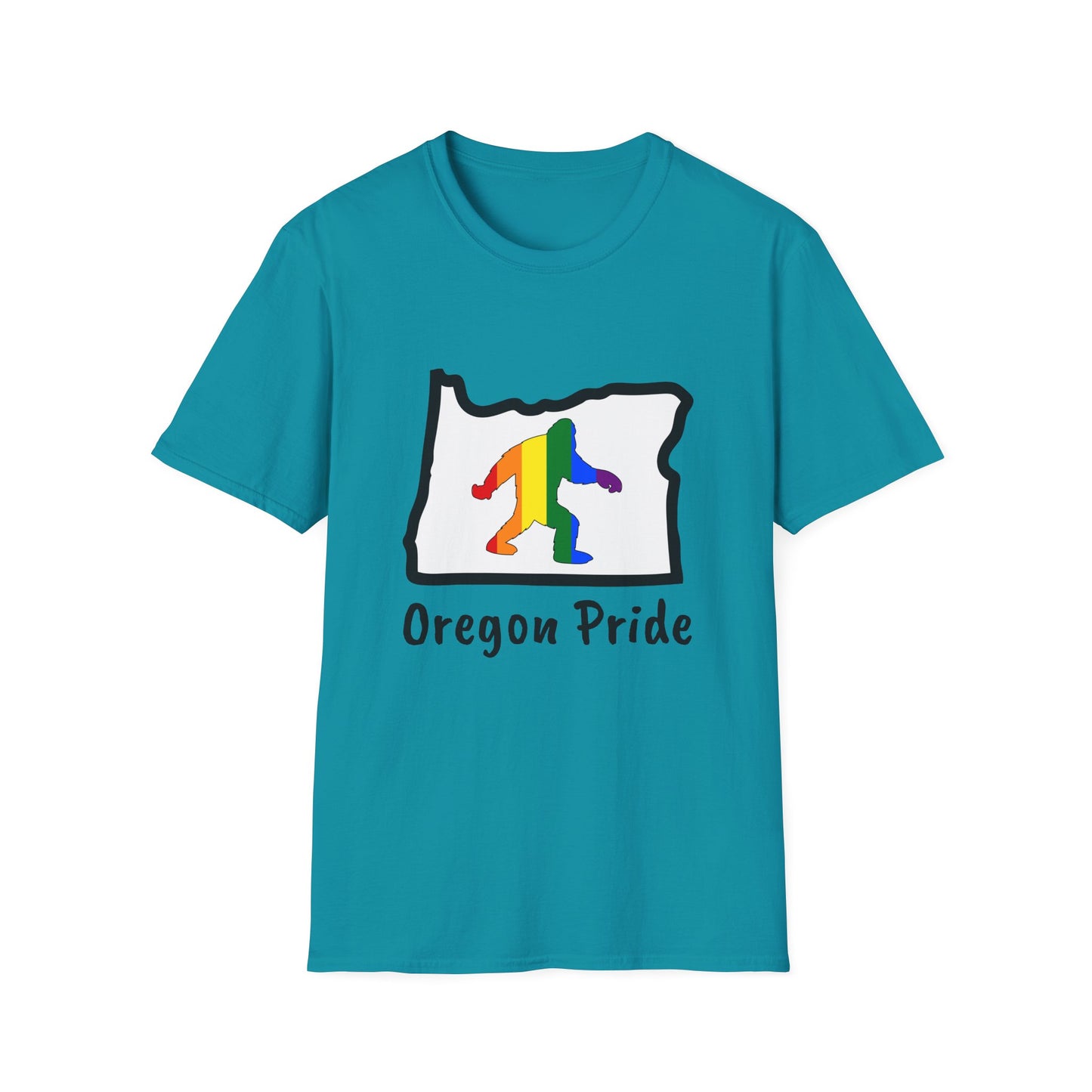 Oregon Pride Tee Shirt (Bigfoot-PNW Pride)