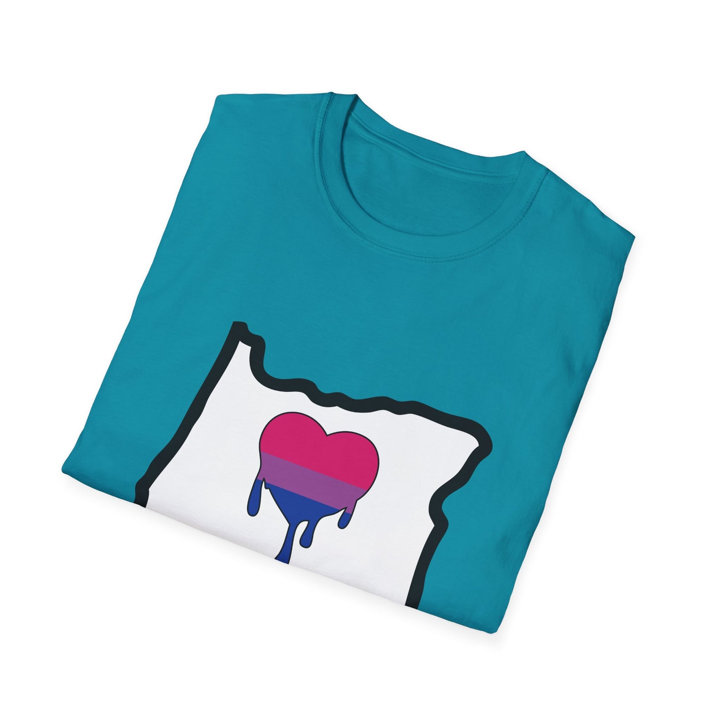 Oregon Pride Tee Shirt (Bi Pride)