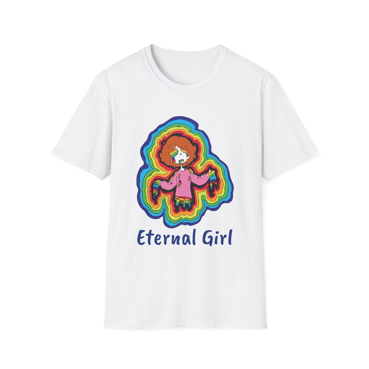 "Eternal Girl" Original Art-Unisex Softstyle T-Shirt