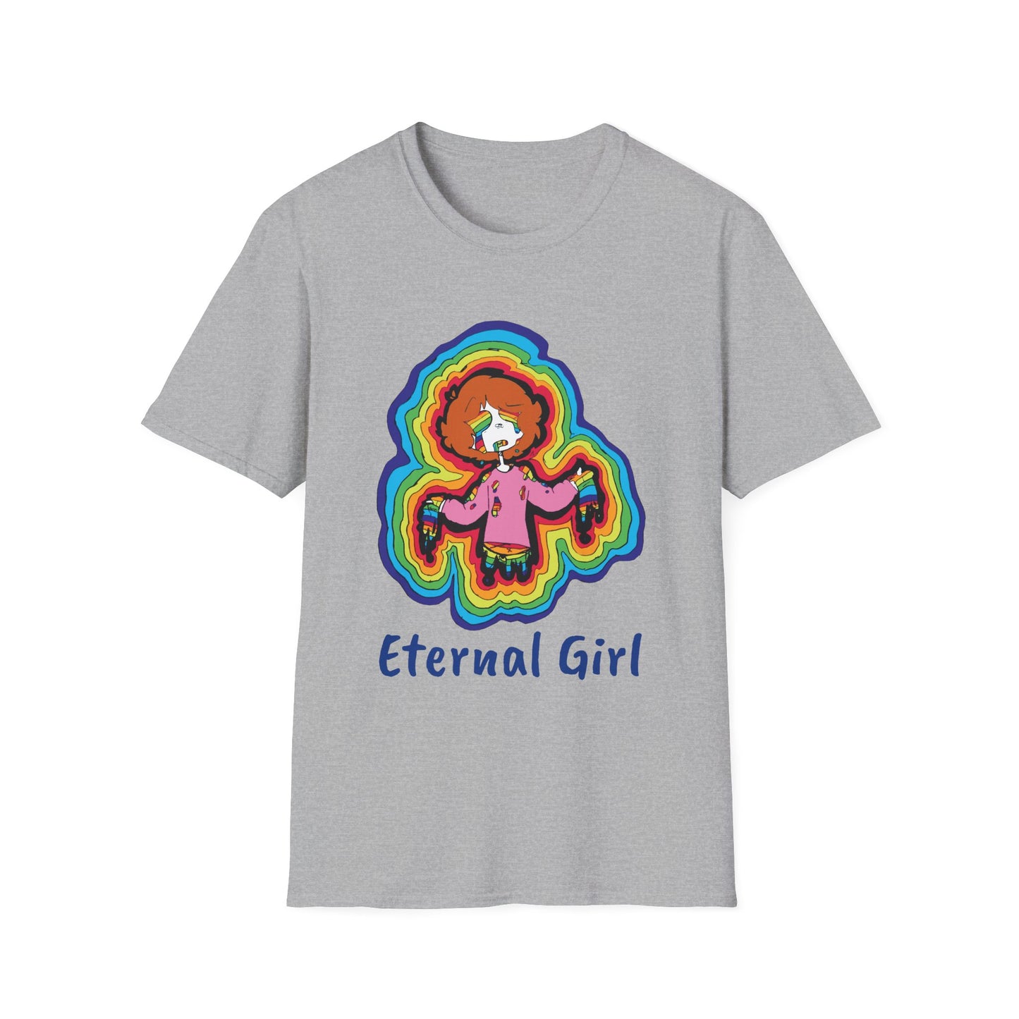 "Eternal Girl" Original Art-Unisex Softstyle T-Shirt