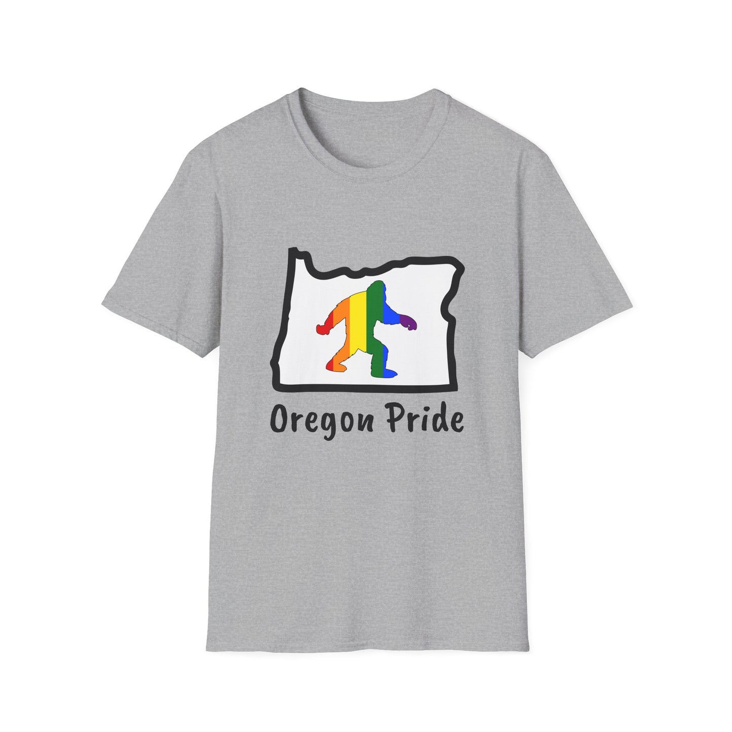 Oregon Pride Tee Shirt (Bigfoot-PNW Pride)