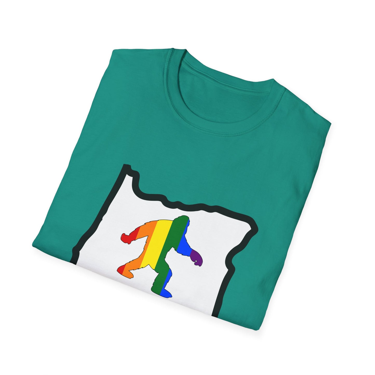 Oregon Pride Tee Shirt (Bigfoot-PNW Pride)