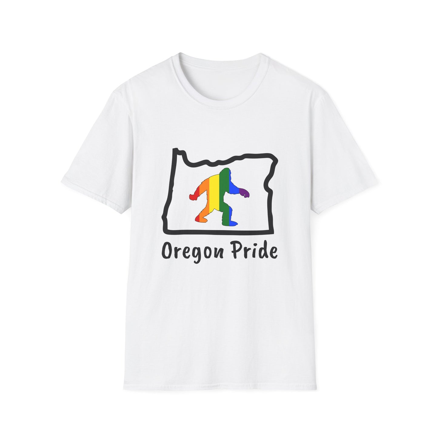 Oregon Pride Tee Shirt (Bigfoot-PNW Pride)