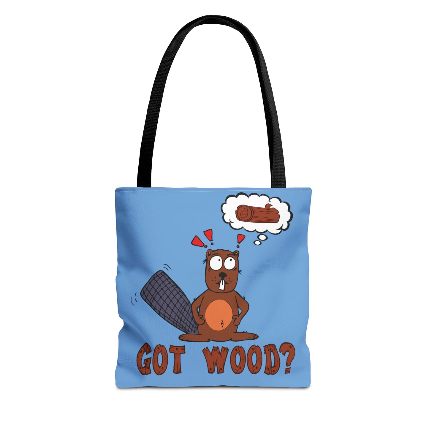"Got Wood?" Beaver/I Love PNW Tote Bag (Our Original Art)