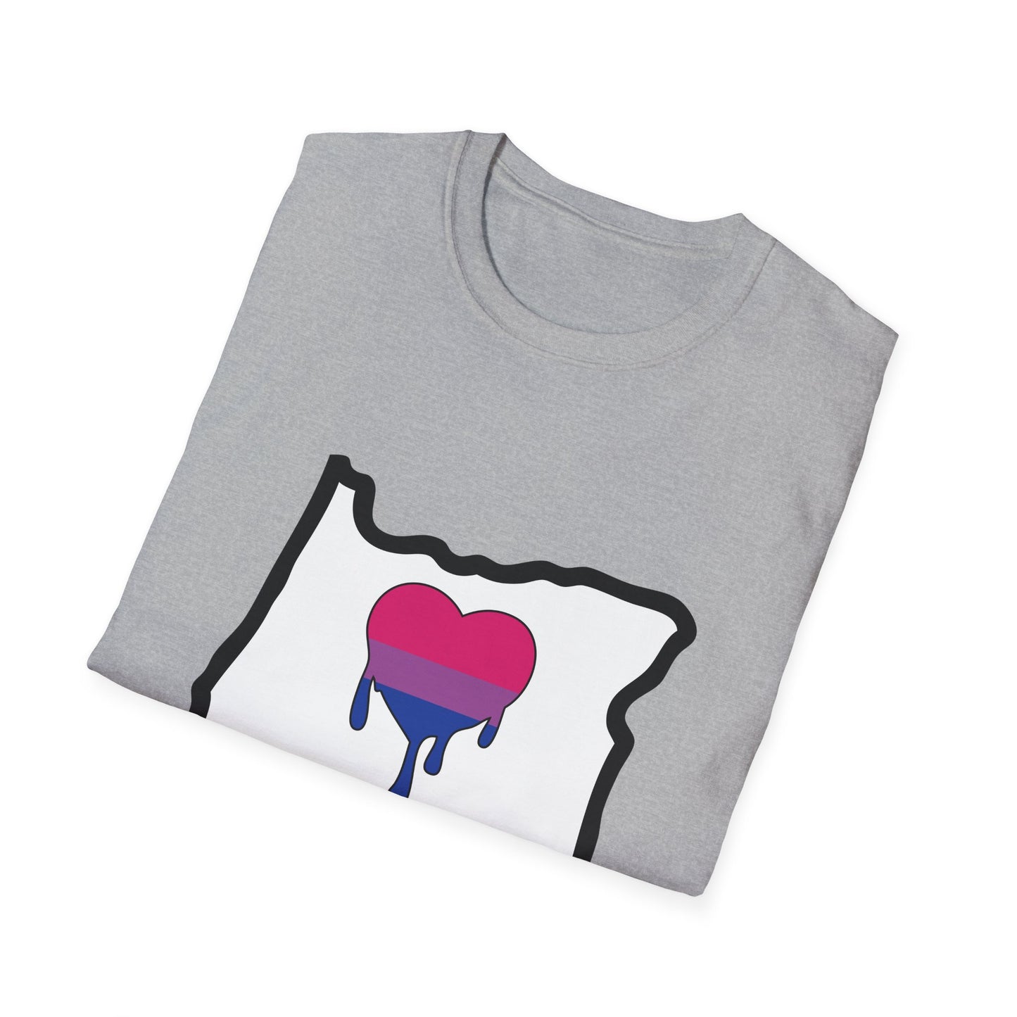 Oregon Pride Tee Shirt (Bi Pride)