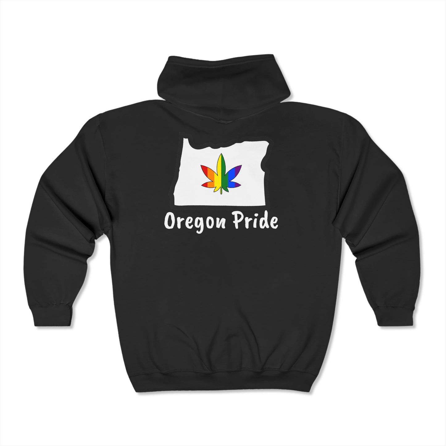 Oregon 420 Pride "Stop and smell the Flowers"-Unisex Zip Hoodie