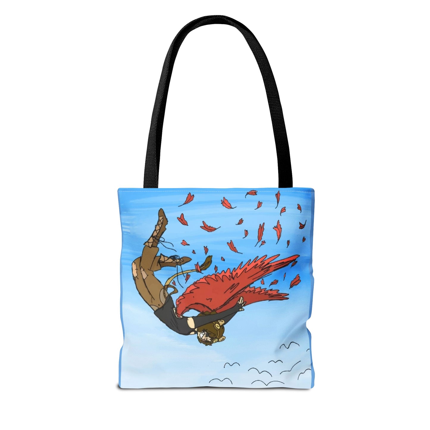 Norman, "Sh*t!"/"Falling" -Original Art-tote bag