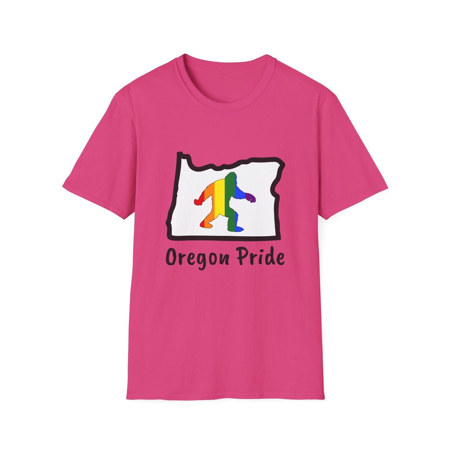 Oregon Pride Tee Shirt (Bigfoot-PNW Pride)