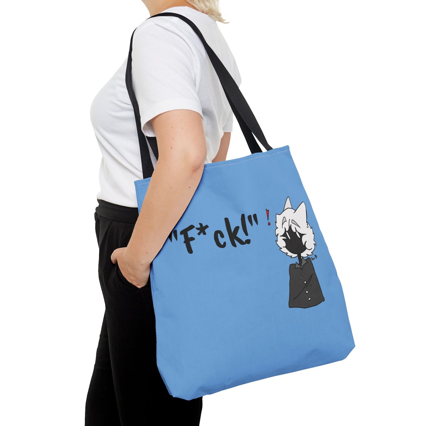 Norman, "F*ck"/ Mirror Mirror, Original Art-Tote Bag (AOP)