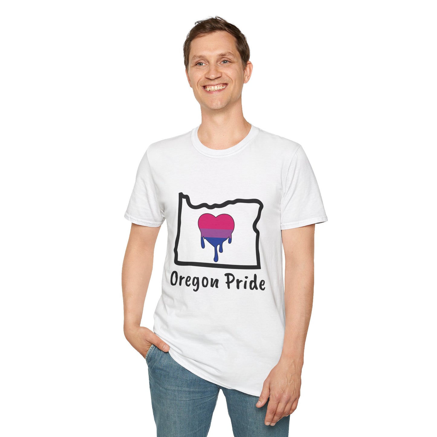 Oregon Pride Tee Shirt (Bi Pride)