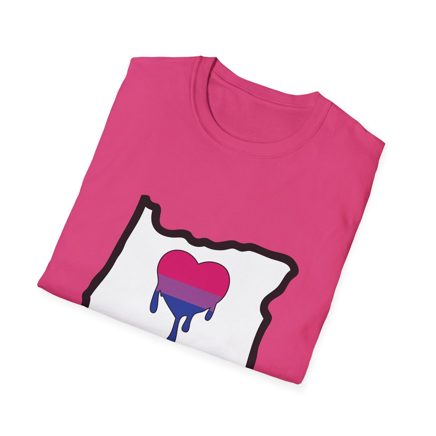 Oregon Pride Tee Shirt (Bi Pride)