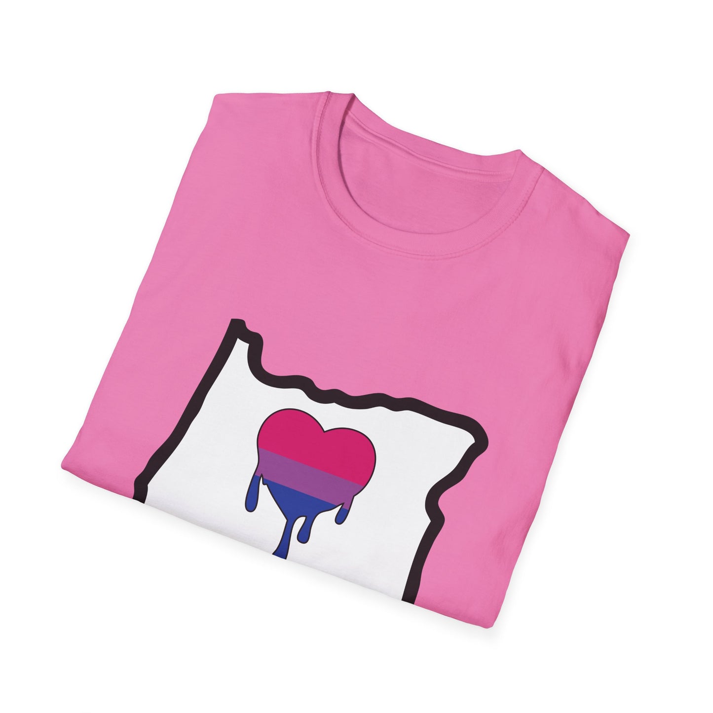 Oregon Pride Tee Shirt (Bi Pride)