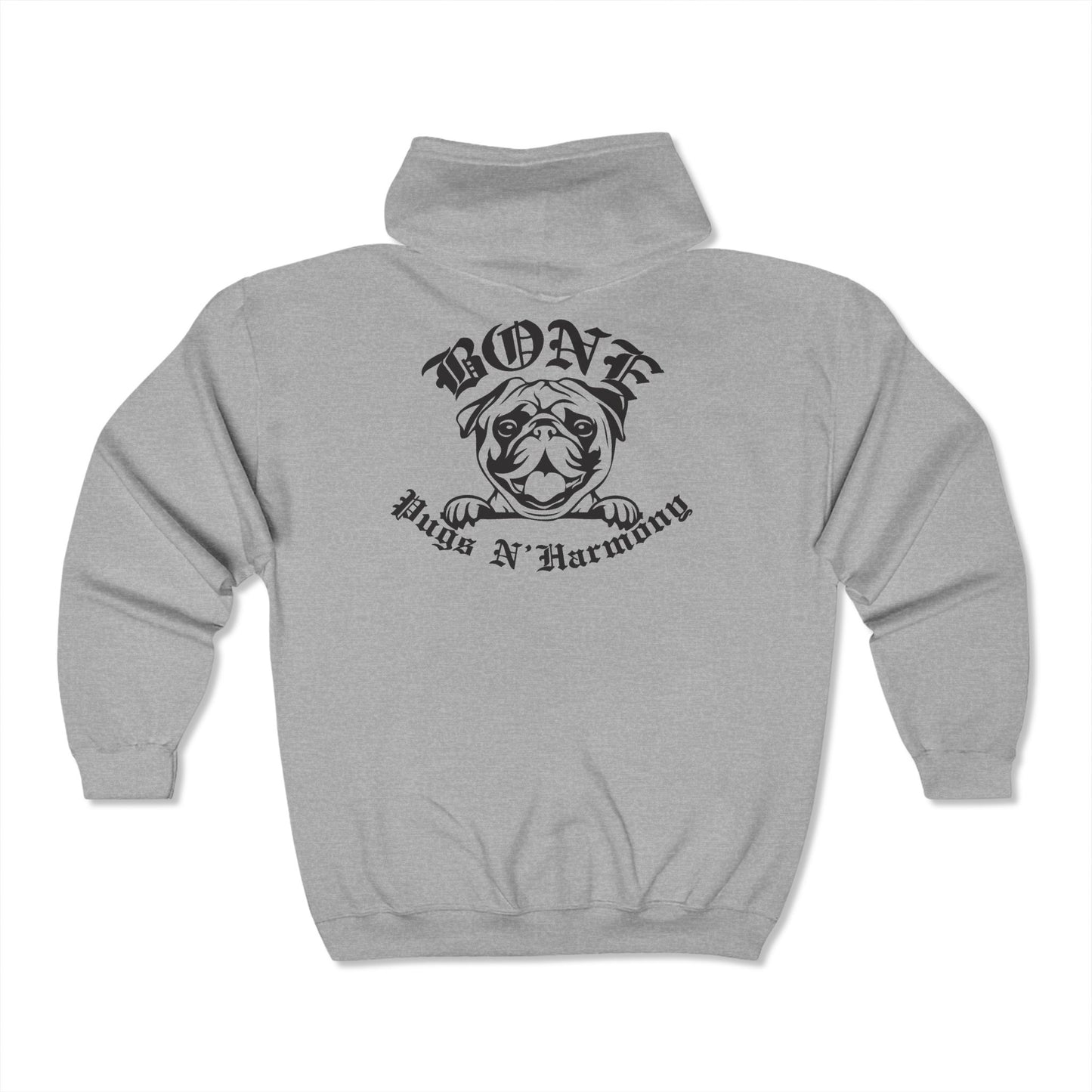 "Bone Pugs's N' Harmony- It was us" Uni-sex Zip up Hoodie
