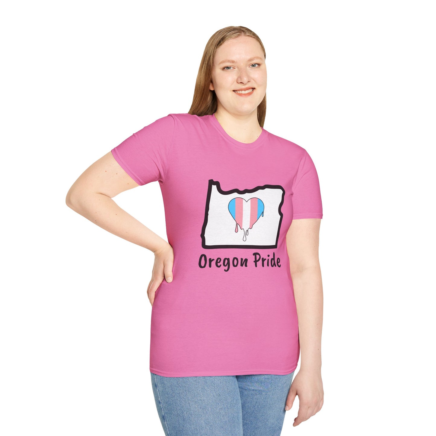 Oregon Pride Tee Shirt (Trans Pride)