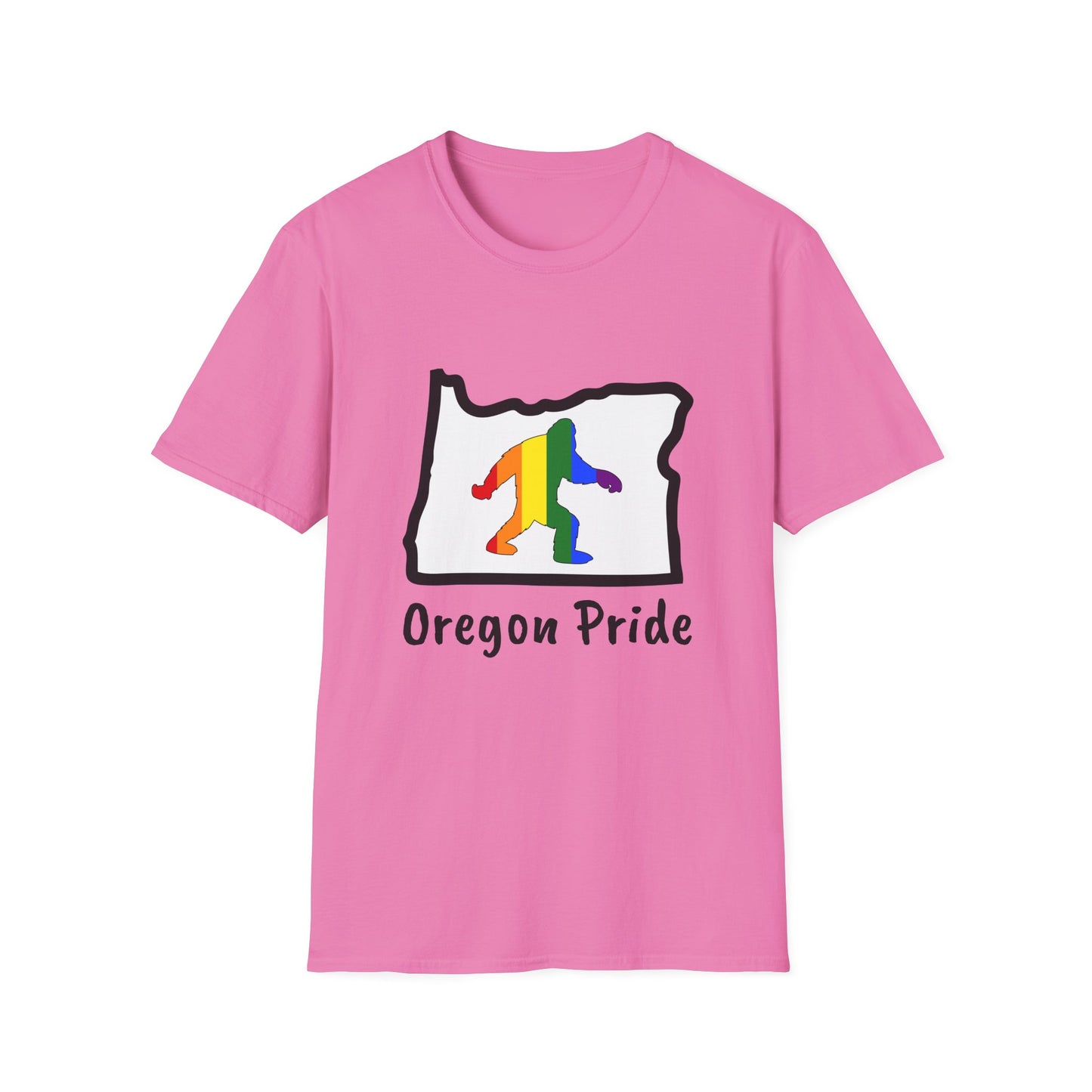 Oregon Pride Tee Shirt (Bigfoot-PNW Pride)