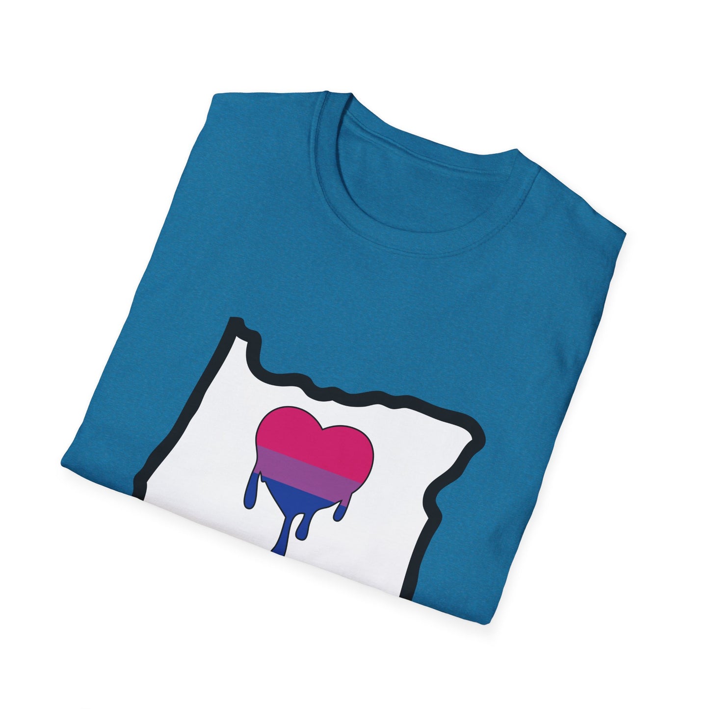 Oregon Pride Tee Shirt (Bi Pride)