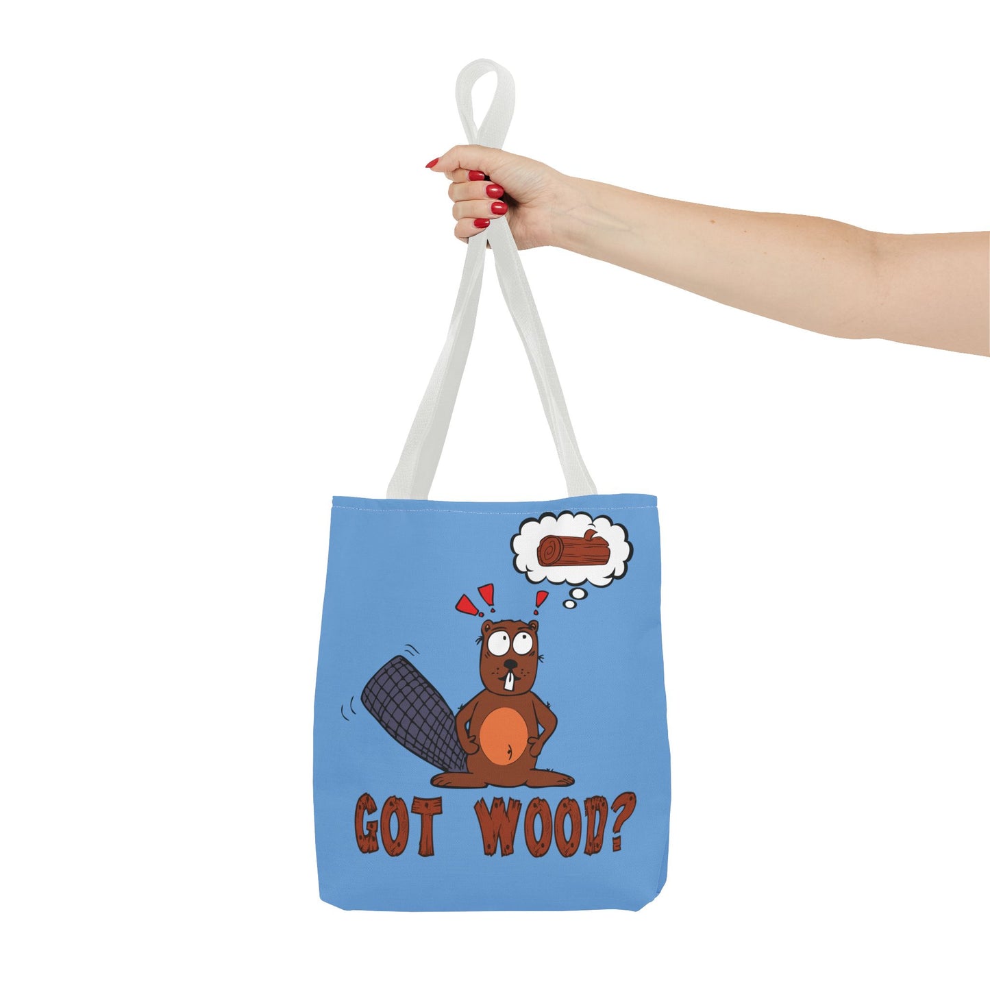 "Got Wood?" Beaver/I Love PNW Tote Bag (Our Original Art)