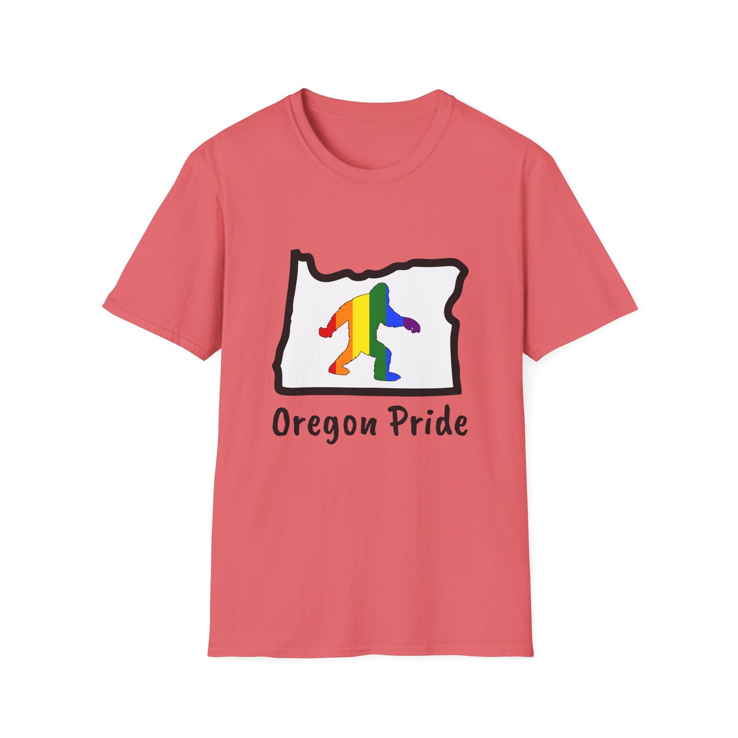 Oregon Pride Tee Shirt (Bigfoot-PNW Pride)