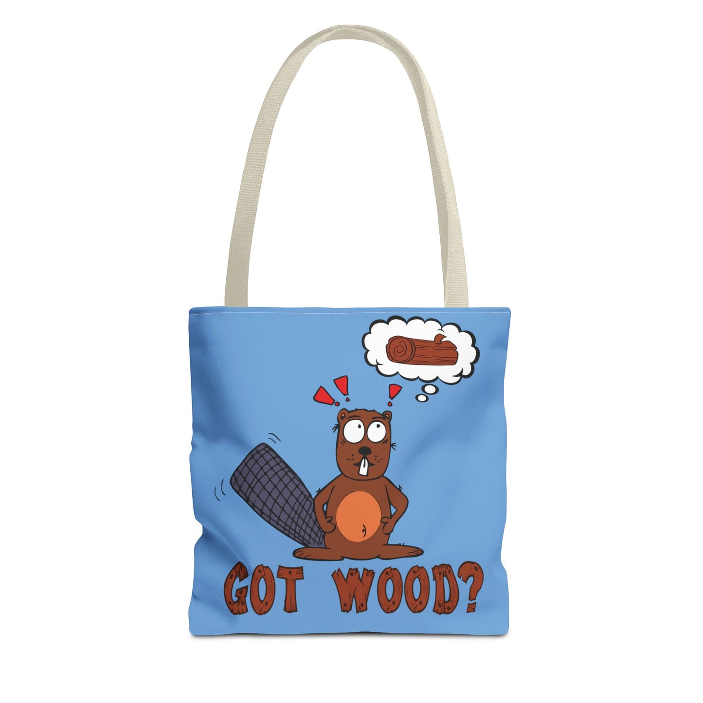 "Got Wood?" Beaver/I Love PNW Tote Bag (Our Original Art)