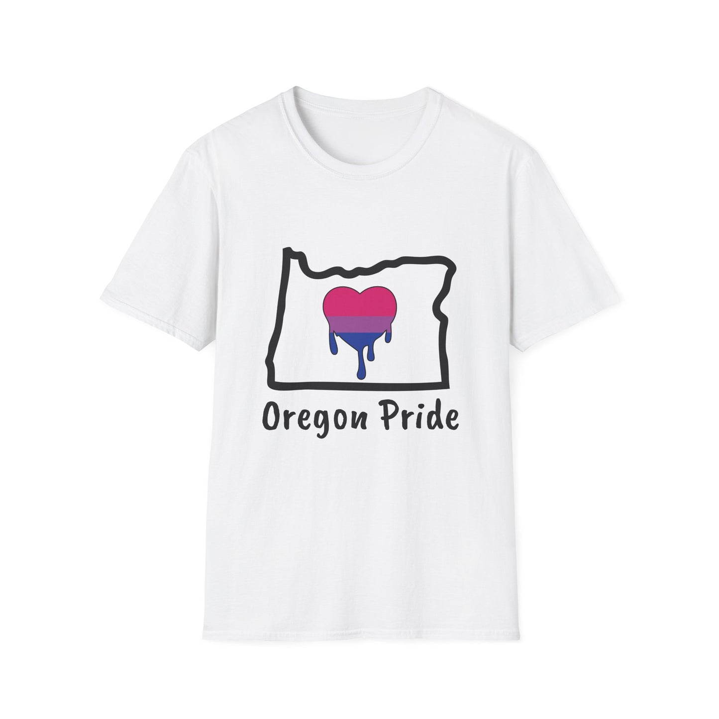 Oregon Pride Tee Shirt (Bi Pride)