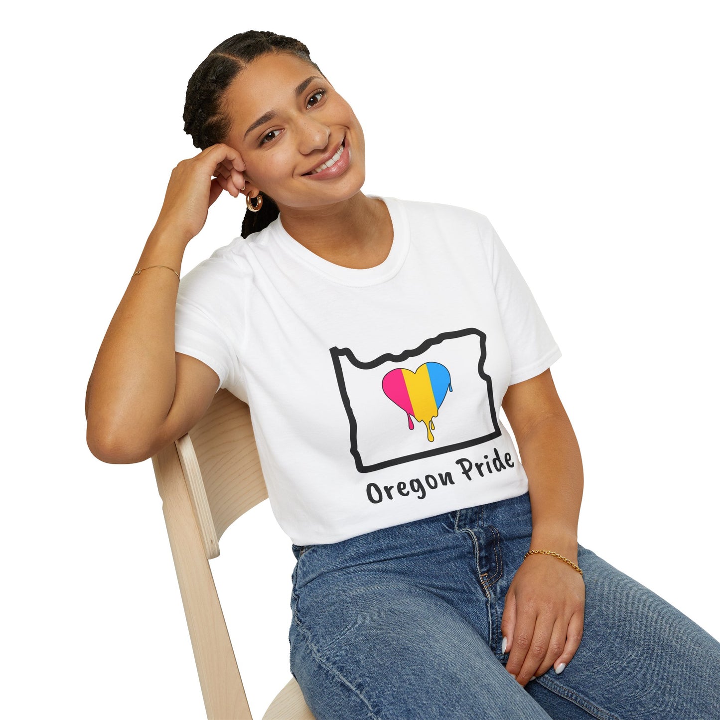 Oregon Pride Tee Shirt (Pan Pride)