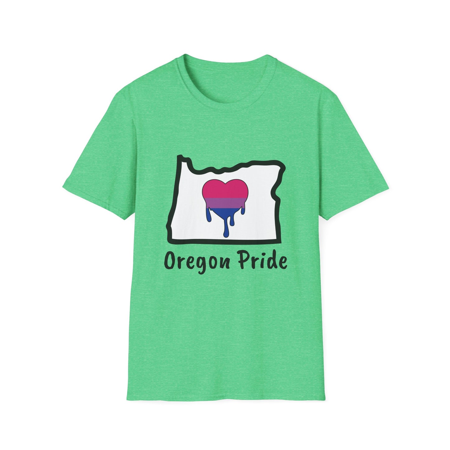 Oregon Pride Tee Shirt (Bi Pride)
