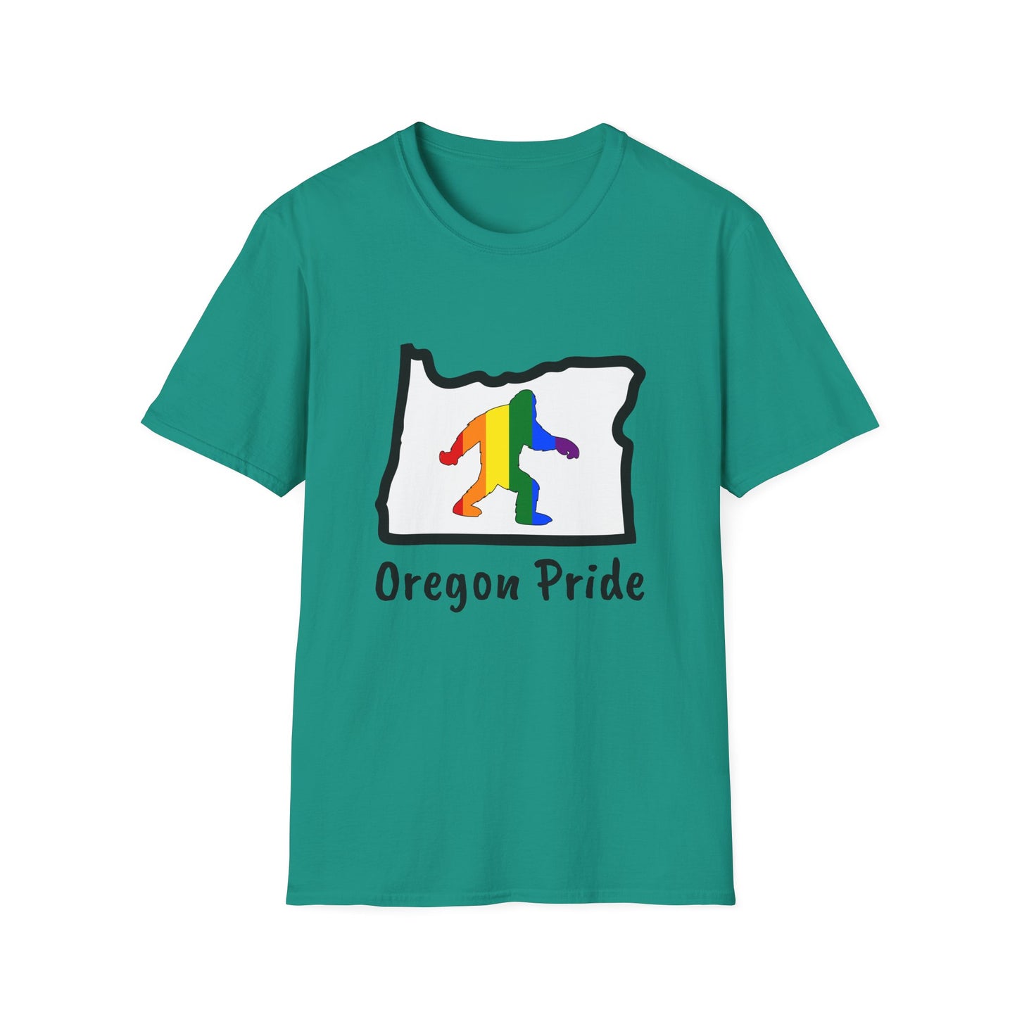 Oregon Pride Tee Shirt (Bigfoot-PNW Pride)