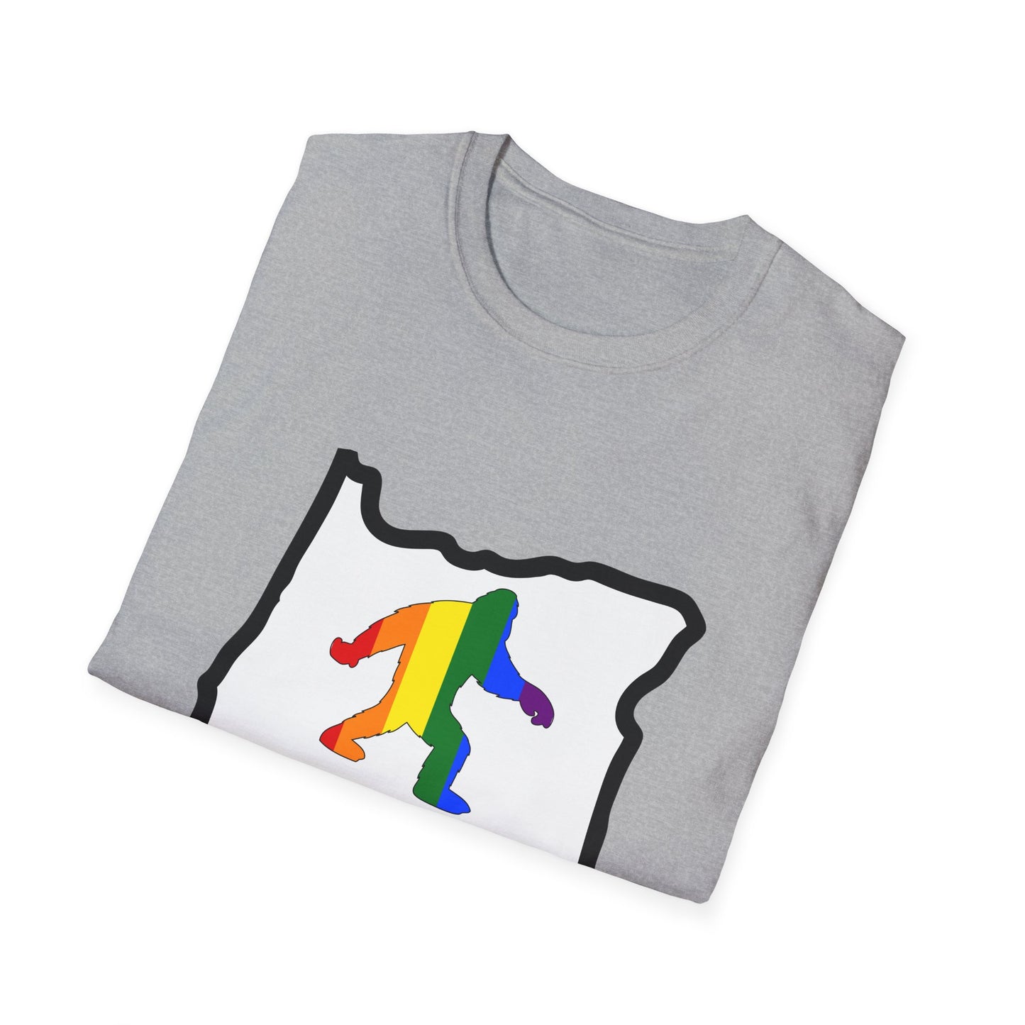 Oregon Pride Tee Shirt (Bigfoot-PNW Pride)